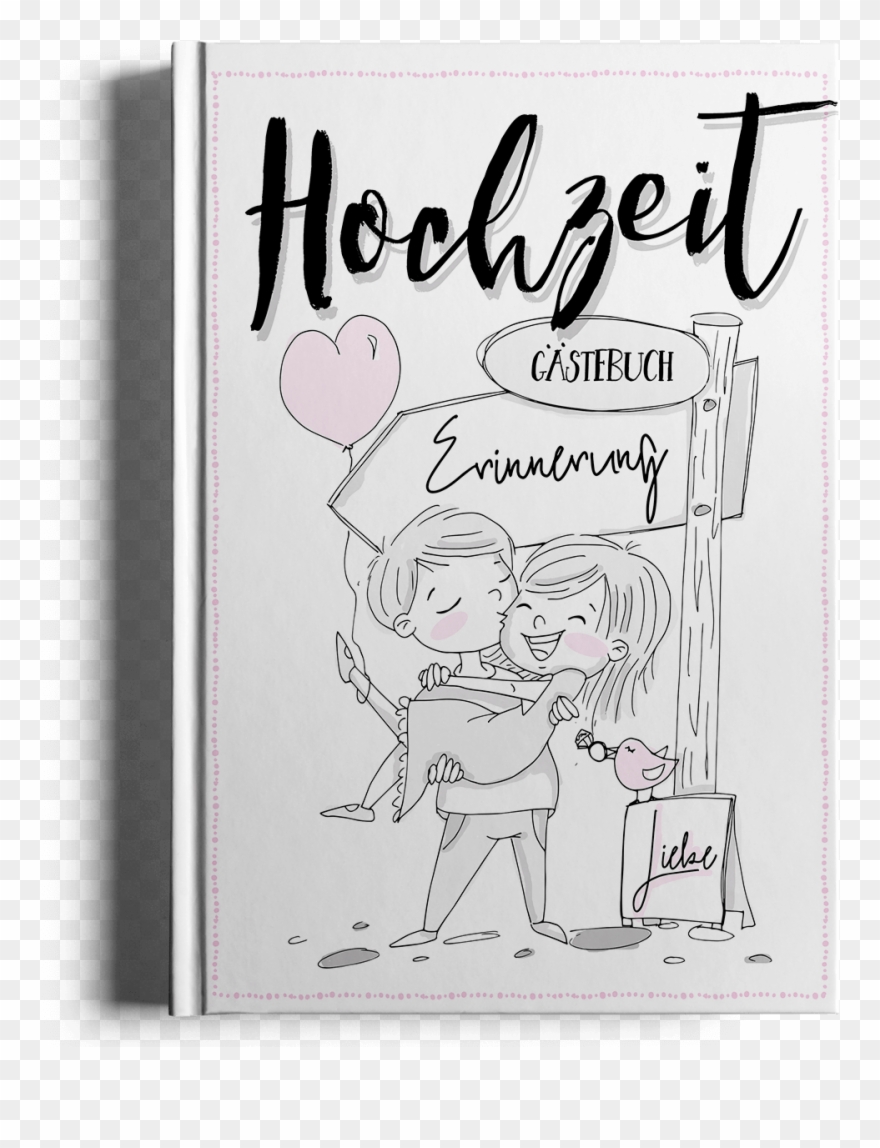 Hochzeit Gästebuch - Hochzeit Erinnerungsalbum Clipart