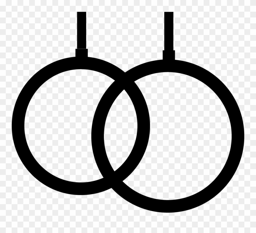 Element 22 - Interlocked Wedding Rings Clipart - Png Download