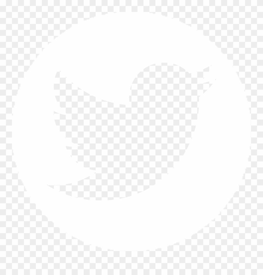 Twitter Png Logo - White Round Twitter Logo Png Clipart