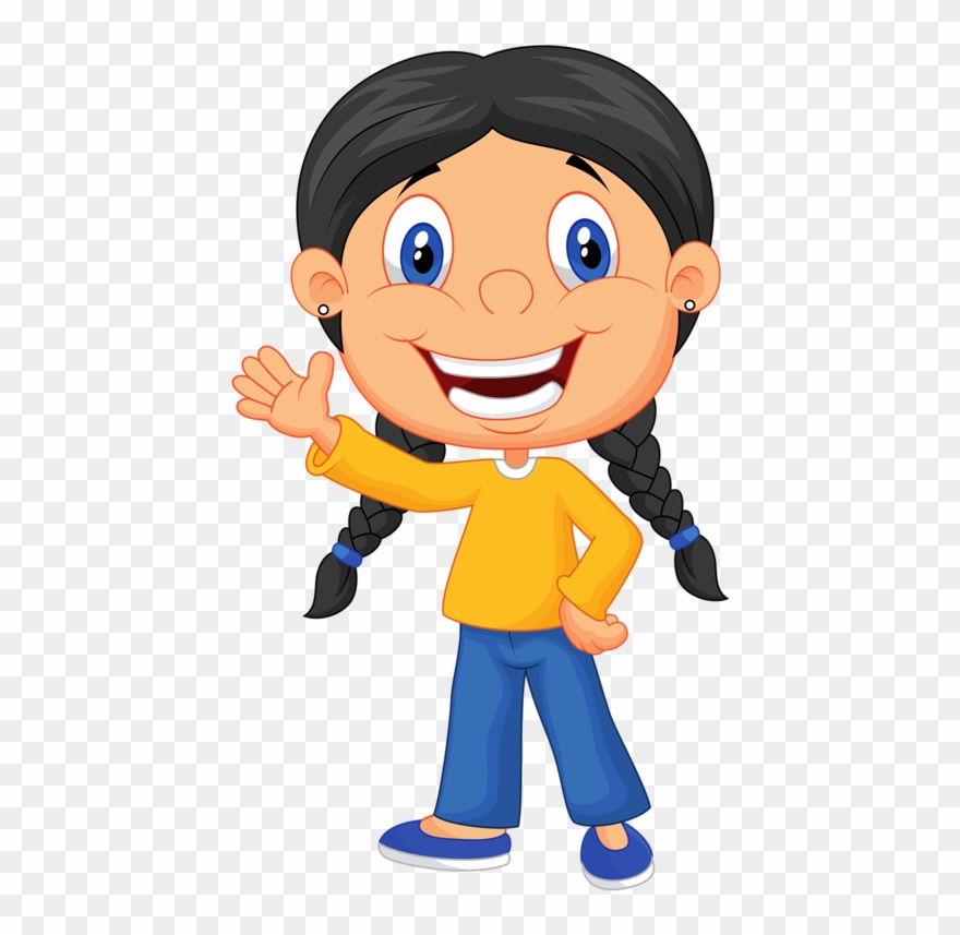 Scrapbook, Dolls, Views Album, Clip Art, Drawing For - Girl Waving Cartoon Png Transparent Png