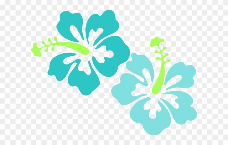 Tropics Clipart Teal Flower - Flowers Of Hawaii Png Transparent Png