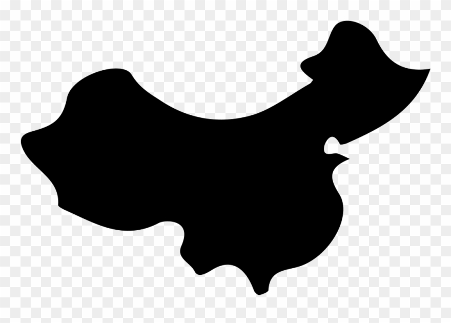 Png File Svg - China Map Icon Clipart