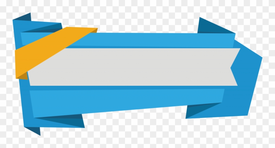 Blue Banner Vector Free Png - Banner Png Vector Clipart