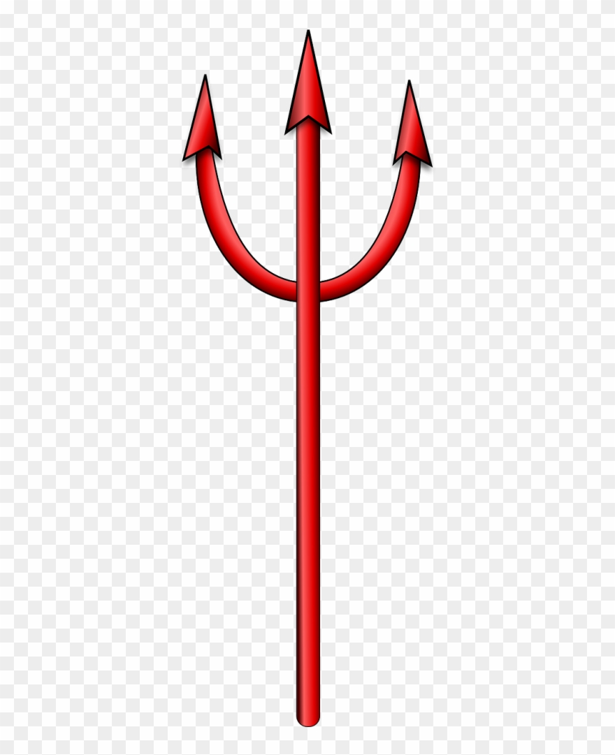 Trident Neptune Tool Weapon Free Graphics Photo - Devil Pitchfork Clipart - Png Download