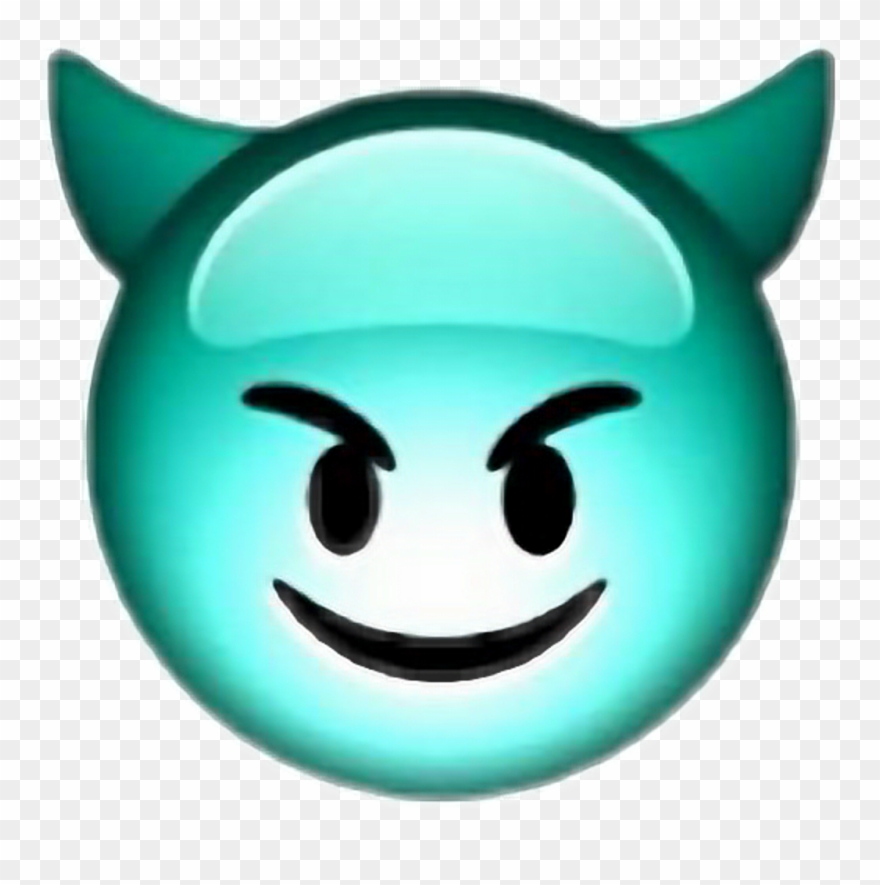 Transparent Devil Emoji Transparent Background - Purple Devil Emoji Large Clipart