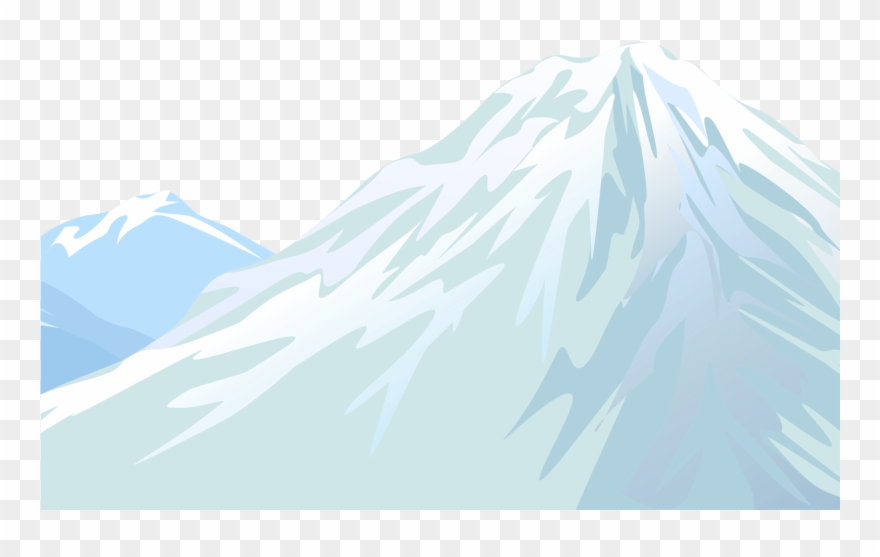 Winter Snowy Mountain Transparent Png Clip Art Image - Snow