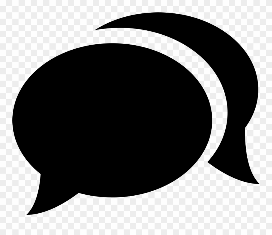 Chat Speech Bubbles Comments - Icono Bocadillo Png Clipart