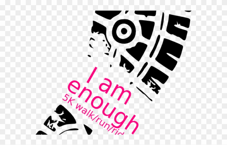 Path Clipart Shoe Footprint - Stop Domestic Violence Clipart - Png Download