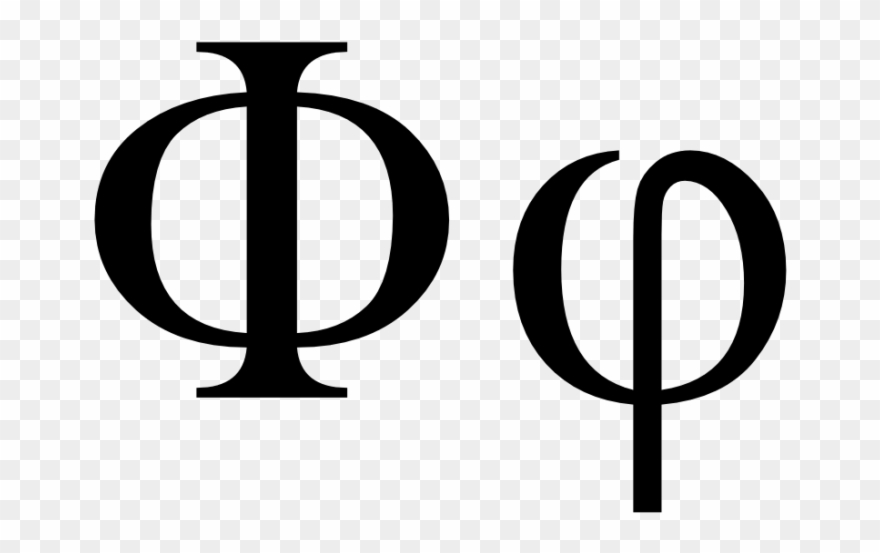 Phi Greek Letter - Greek Symbol For Justice Clipart