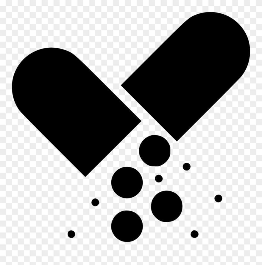 Antibiotics Svg Png Icon Free Download - Antibiotics Black And White Clipart