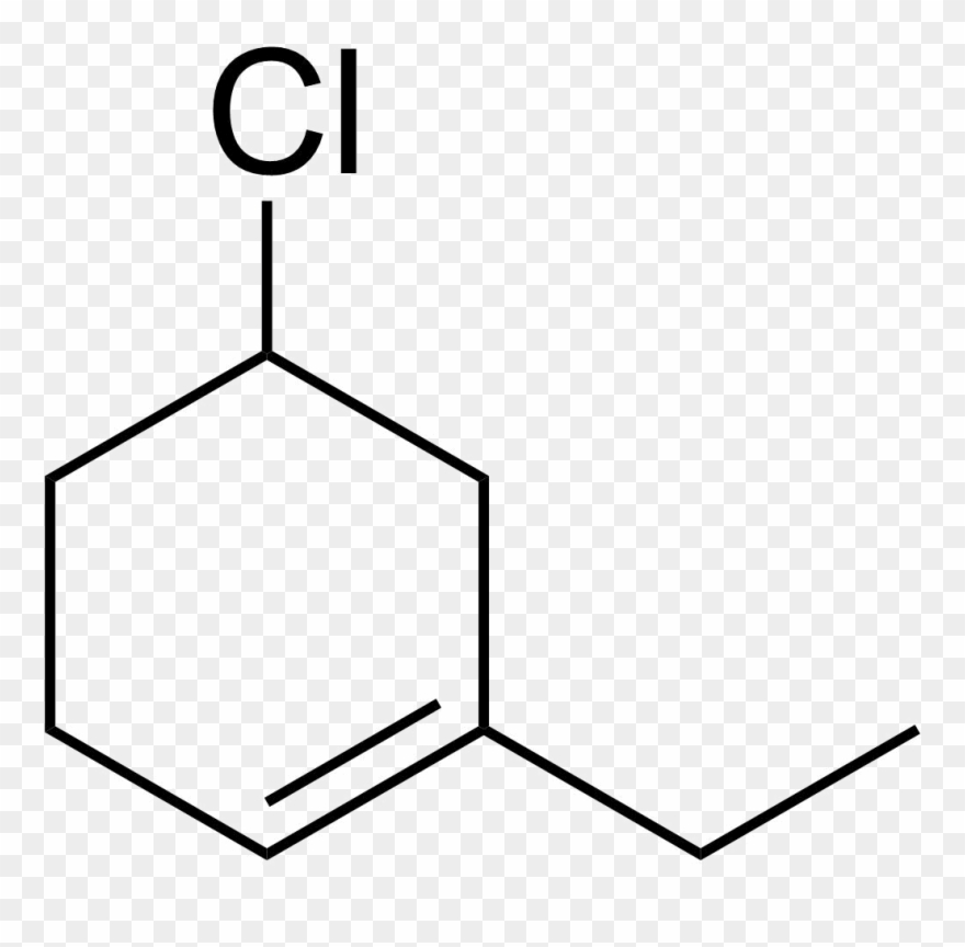 Organic Chemistry 1 - 3 Chlorobenzonitrile Clipart