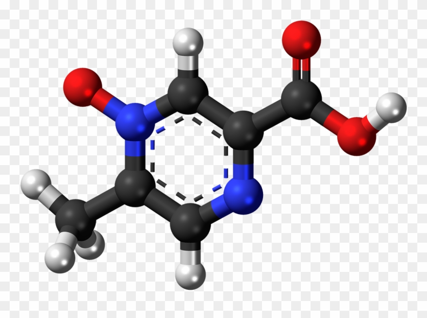 Acipimox Molecule Structure Transparent Image - Phthalic Anhydride 3d Clipart