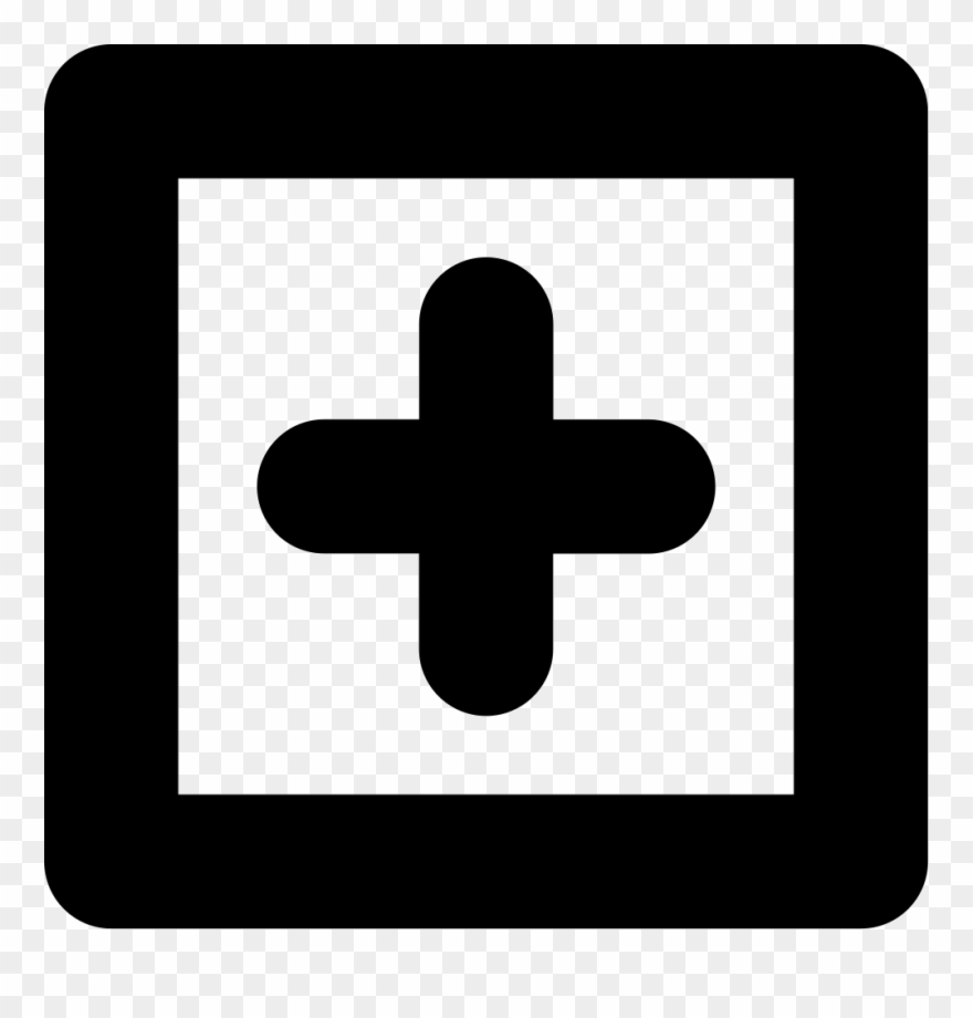 Plus Sign In A Square Outline Comments - 5.56 Bullet Patch 5.11 Clipart