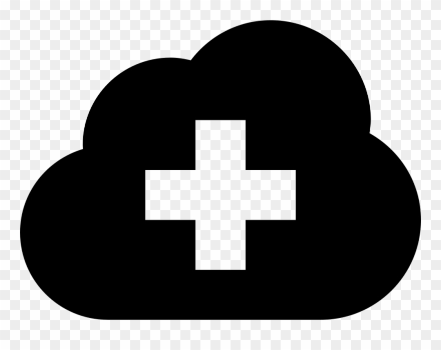 Cloud Black With Plus Sign Comments - Places And Faces Vest Clipart