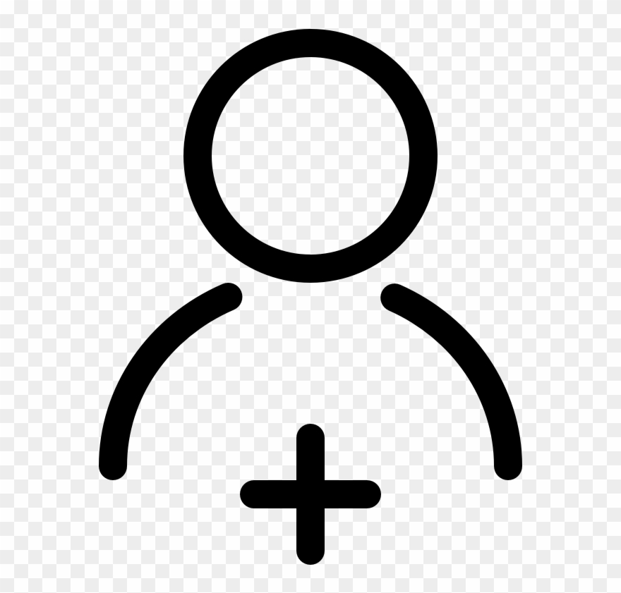 User Plus User Plus User Plus - Cross Clipart