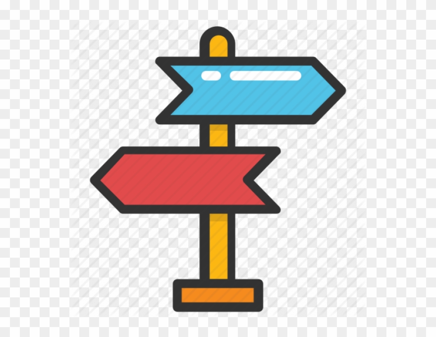 Guide Post Icon Clipart