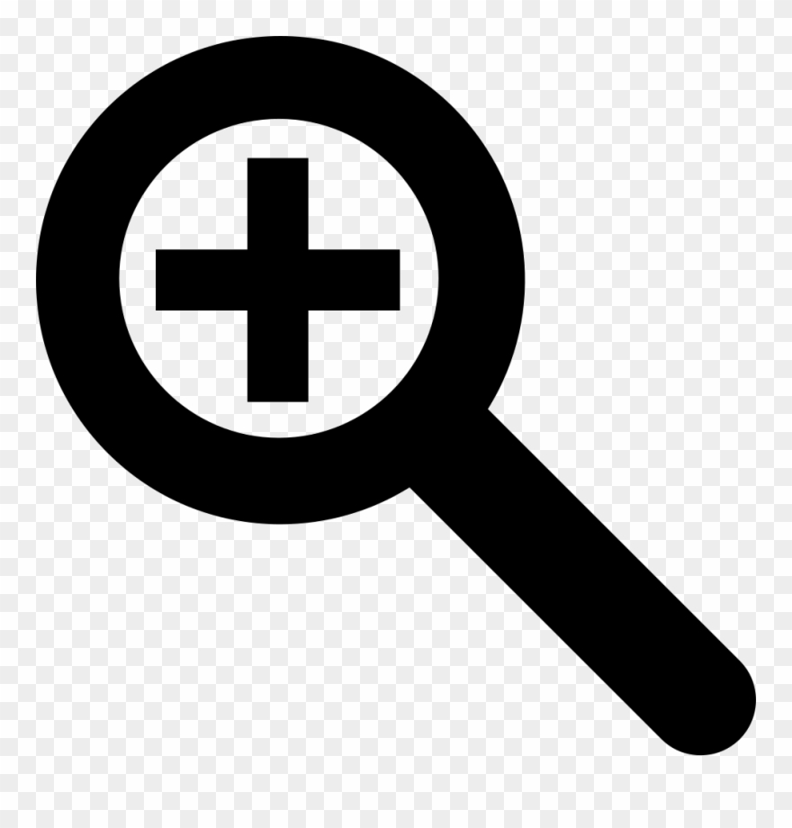 Plus Zoom Symbol Comments - Zoom Magnifying Glass Clipart