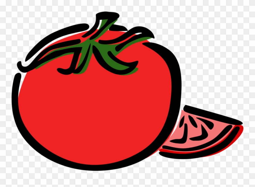 Vector Illustration Of Tomato Edible Culinary Vegetable Clipart