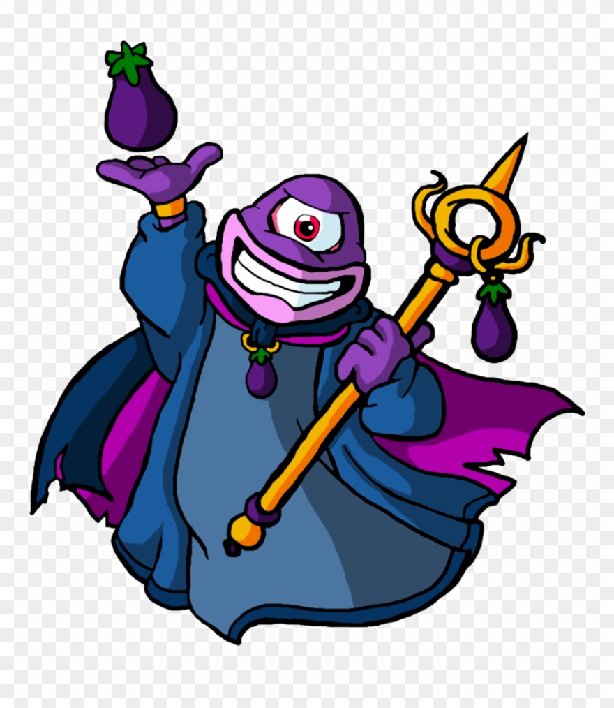 Damn Eggplants - - Eggplant Wizard Clipart