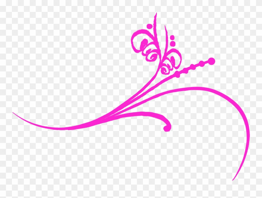 Pink Flourish Png Clipart