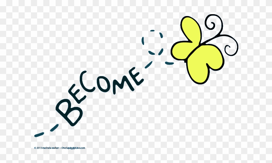 Become-butterfly - Website Clipart