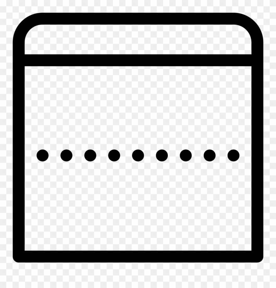 Vertical Docking Icon - Line Art Clipart