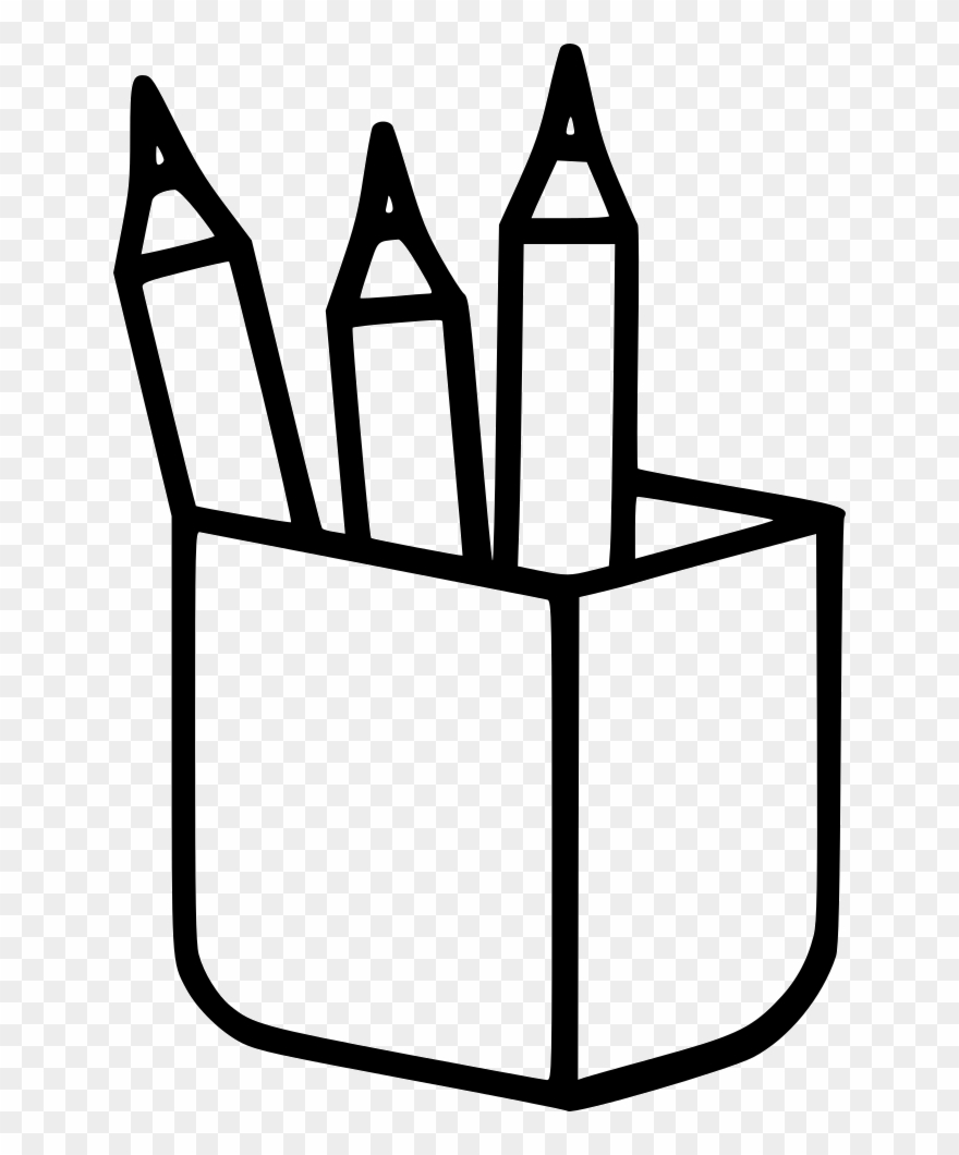 Box Pencils Comments Clipart