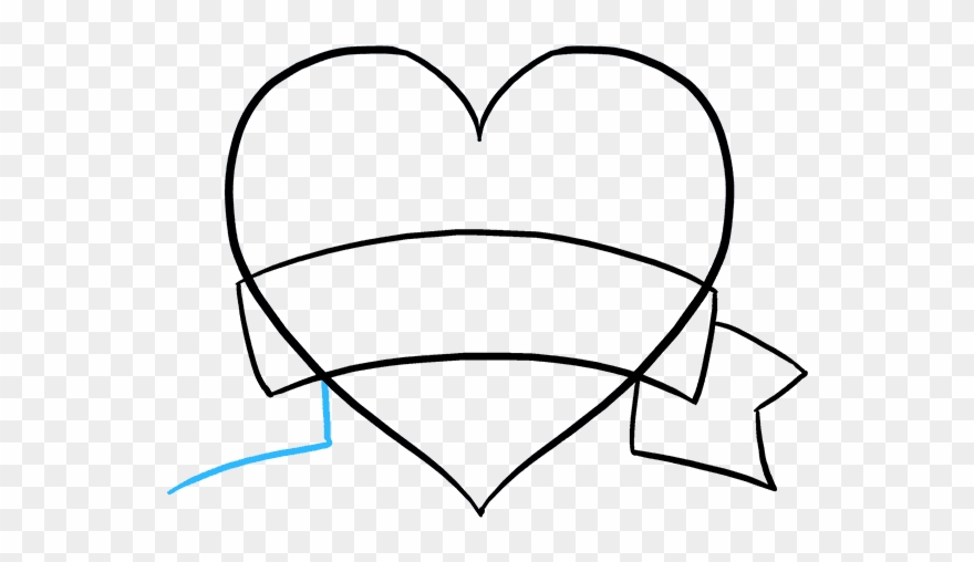 Hearts Drawings In Pencil - Mothers Day Heart Drawing Clipart