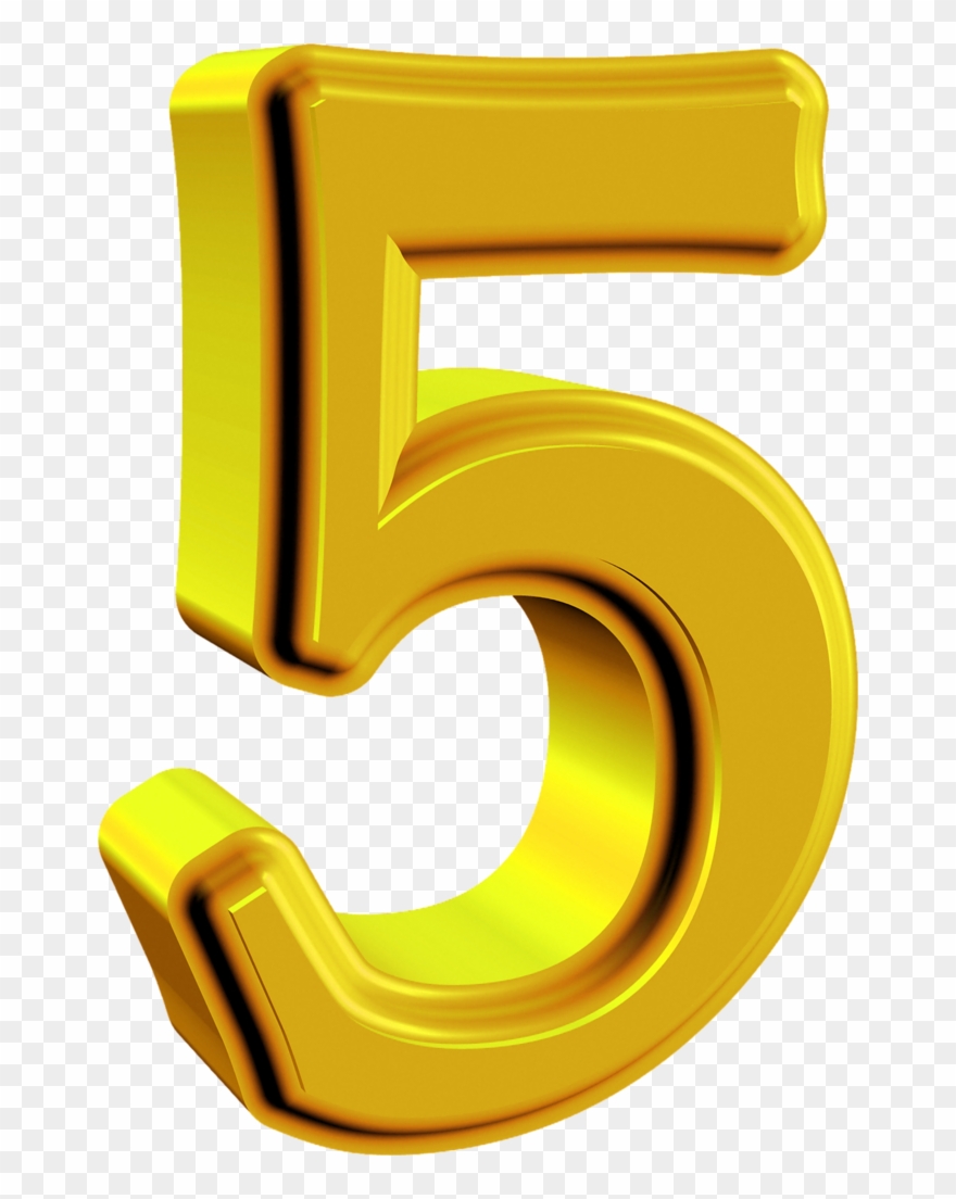 Numbers ‿✿⁀ - Цифра 5 Для Фотошопа Clipart