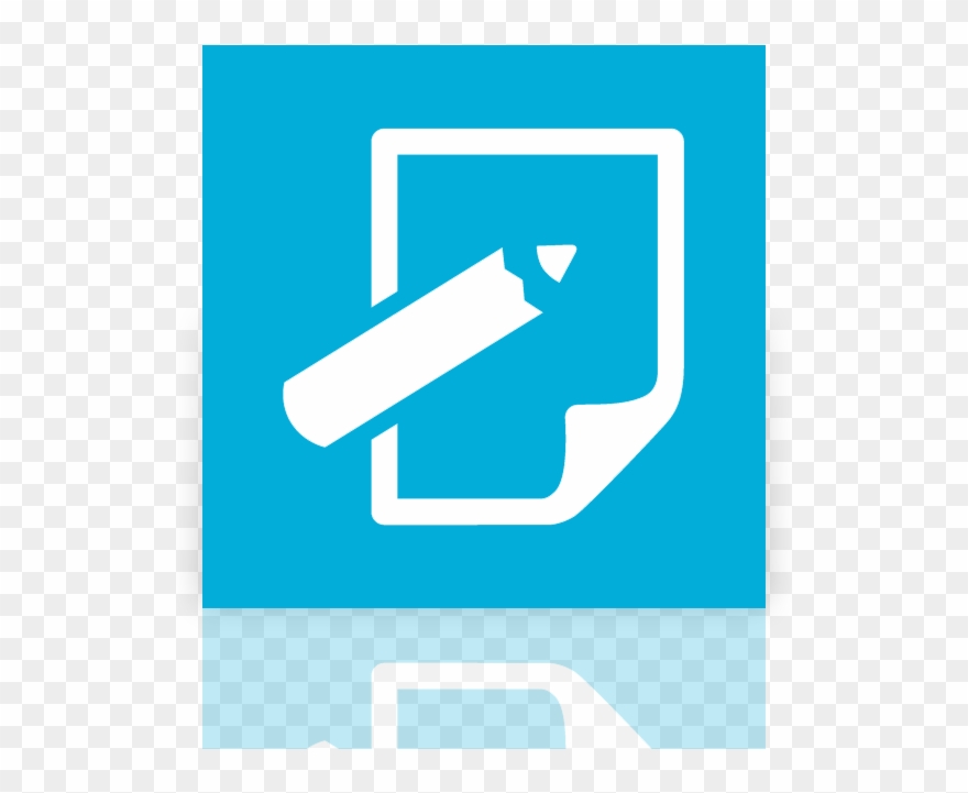 Mirror, Notepad Icon - Note Metro Icon Clipart