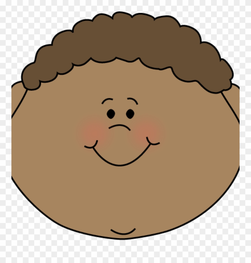 Face Clipart Little Boy - Boy Sad Face Cartoon - Png Download
