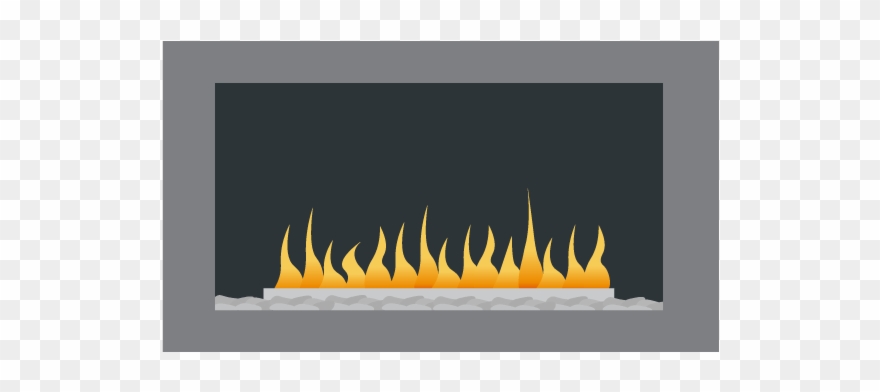 Gas Fireplace Free Vector - Hearth Clipart