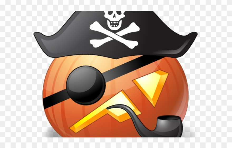 Pirates Of The Caribbean Clipart Pumpkin Stencil - Pirate Flag - Png Download