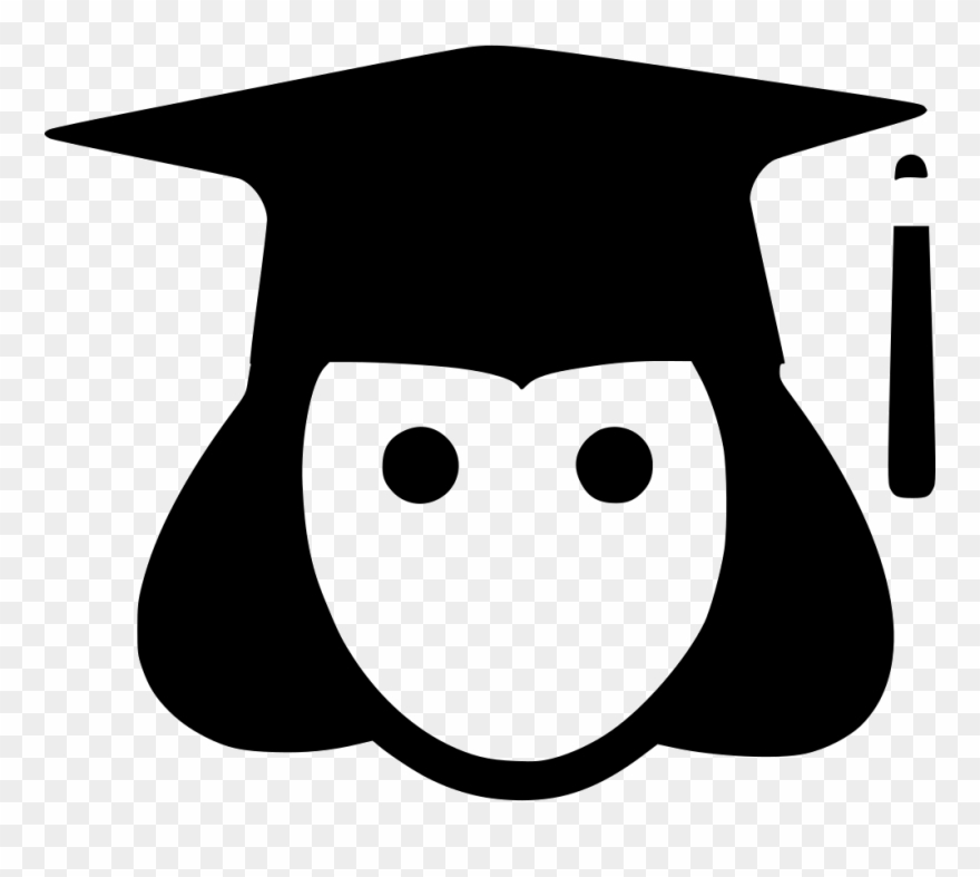 Student Girl Comments - Graduating Girl Icon Png Clipart