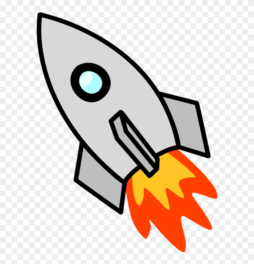 Summer Reading - Rocket Picture For Coloring Clipart