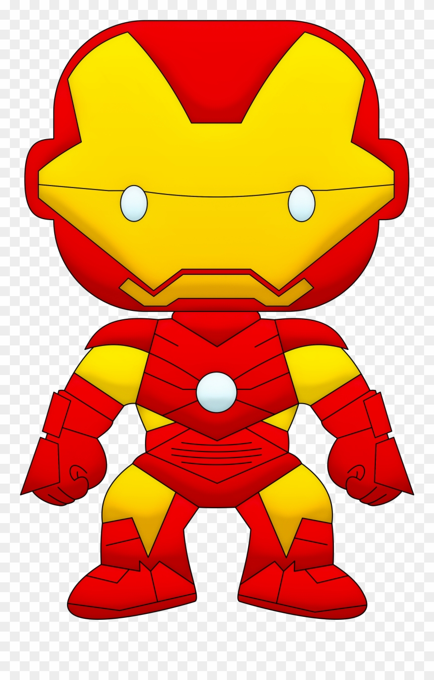 Iron Man - Homem De Ferro Infantil Clipart