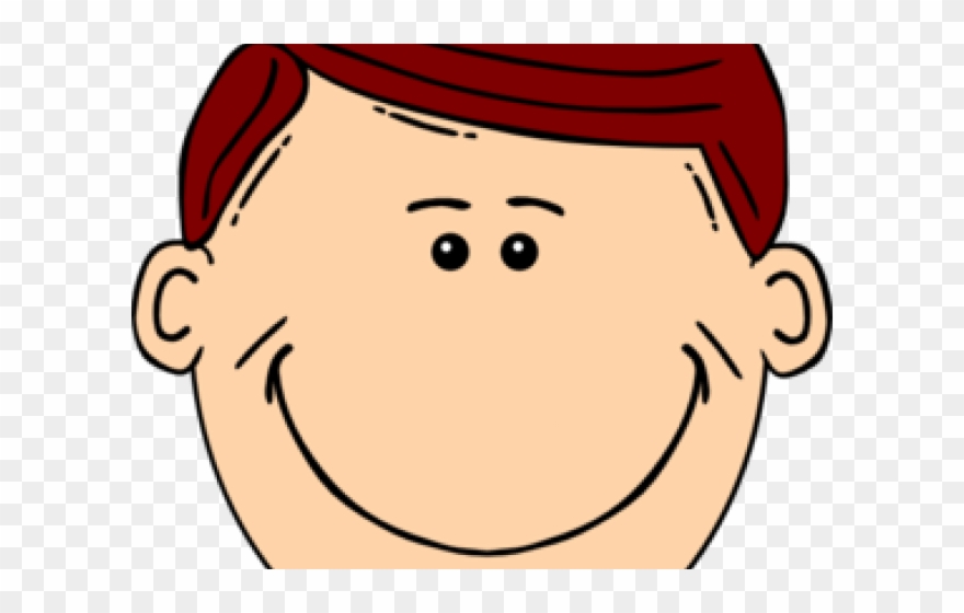 Men Clipart Head - Cartoon Man Face - Png Download