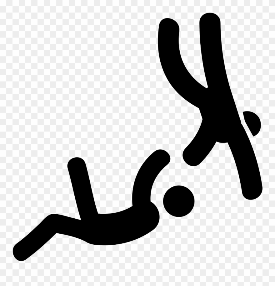 Two Men Practicing Karate Comments - Combat Vector Clipart