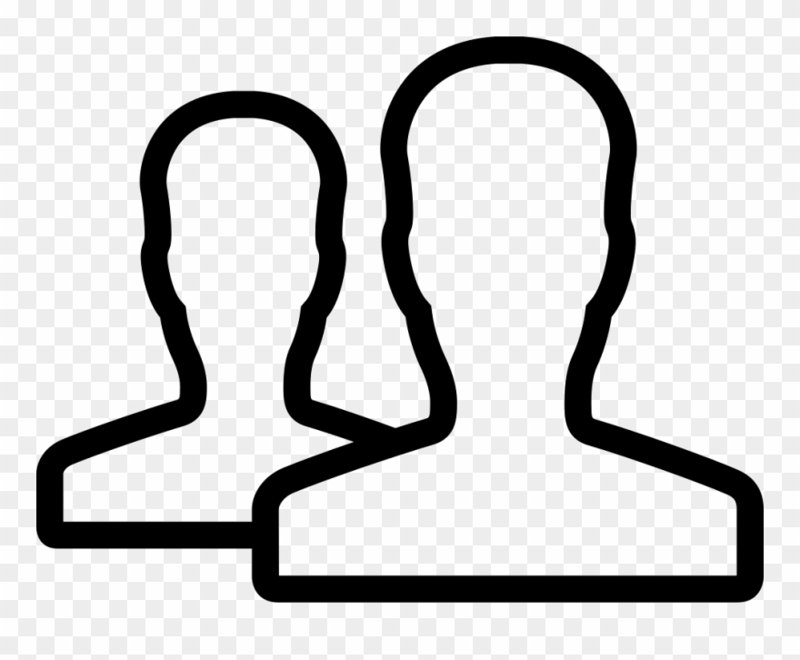 Heads Two People Comments - Online Engagement Icon Png Clipart