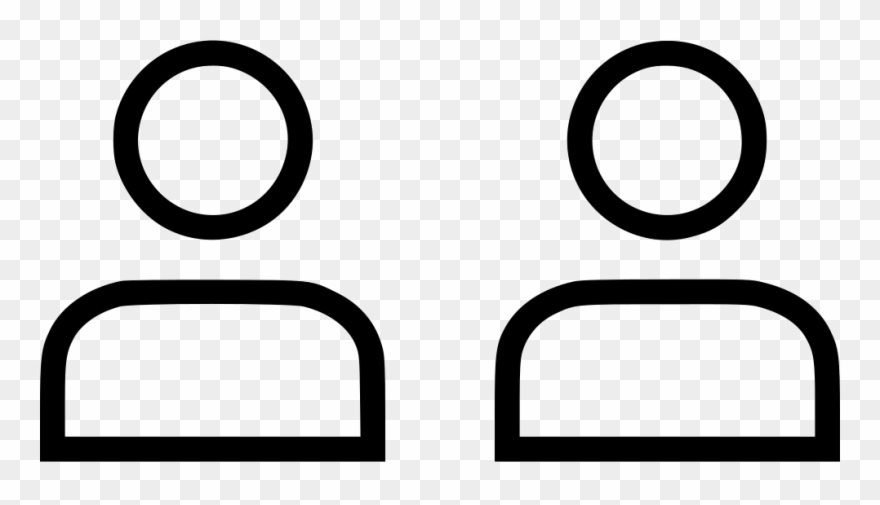 Two People Users Comments - Circle Clipart