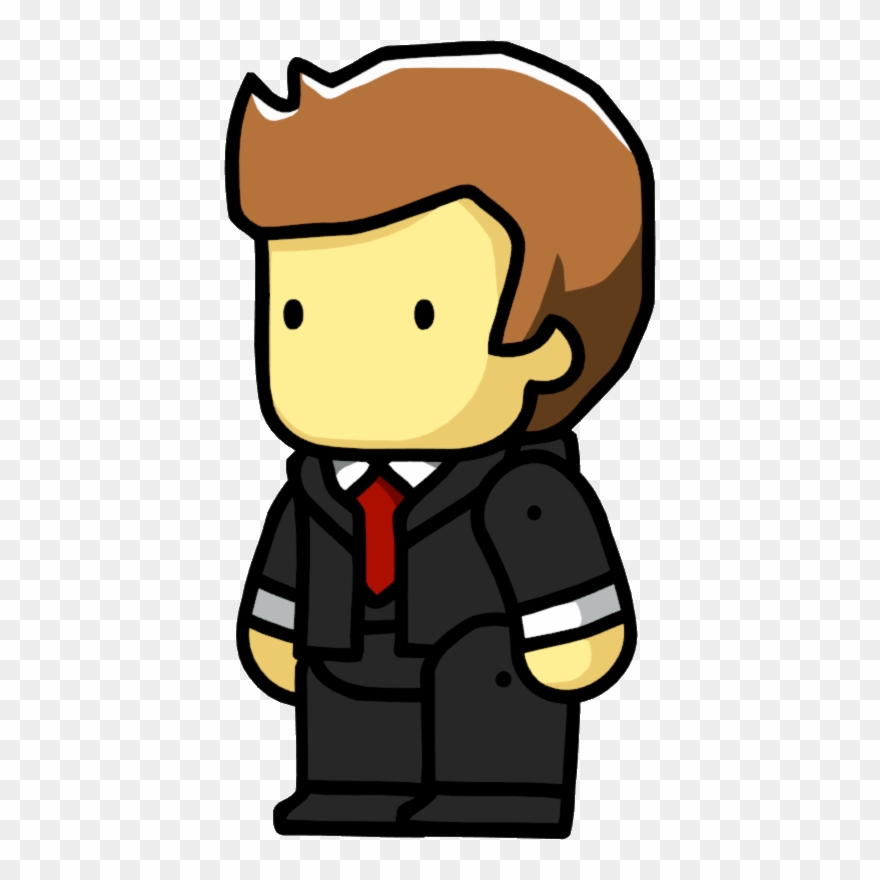 Businessman Male - Scribblenauts Man In Suit Clipart