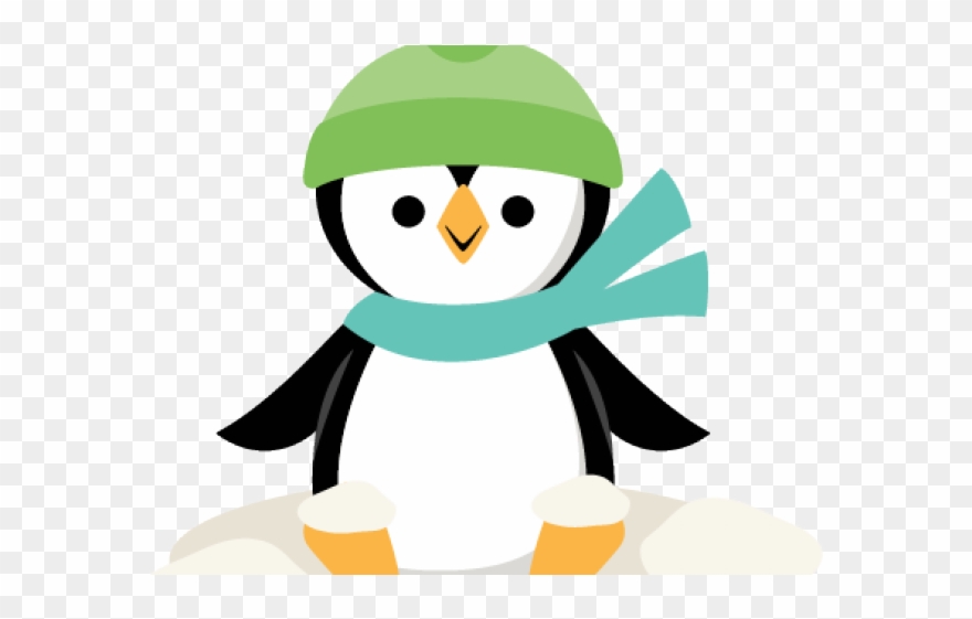 Penguin Clipart File - Christmas Penguin Cut Out - Png Download
