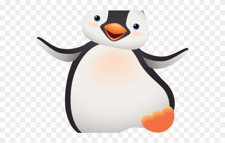 Original - Animated Penguin In Snow Clipart