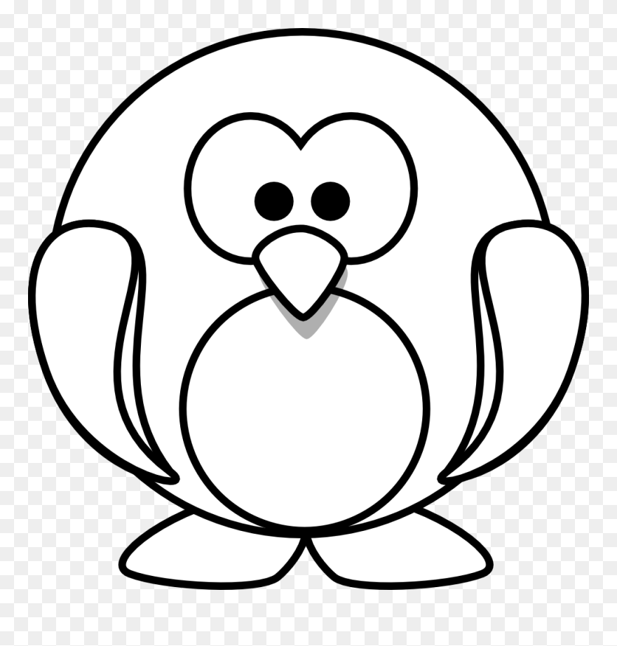 Winter Coloring Pages Easy Clipart