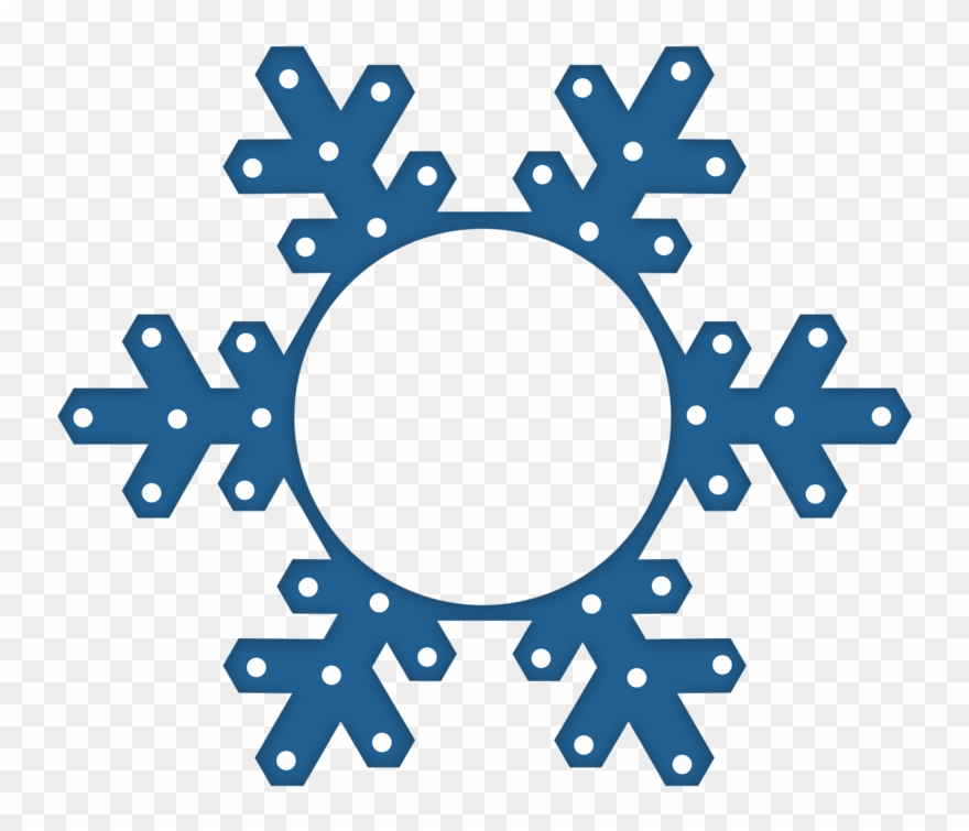 ○‿✿⁀winter‿✿⁀○ - Simple Snowflake Shape Png Clipart