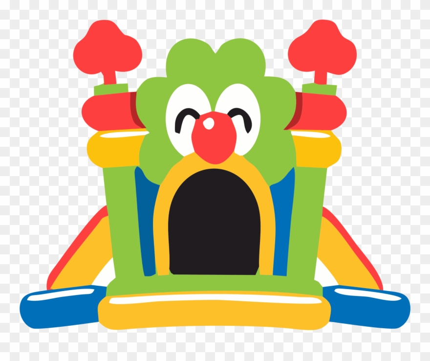 Bounce House - Jumping Castle Vector Png Clipart
