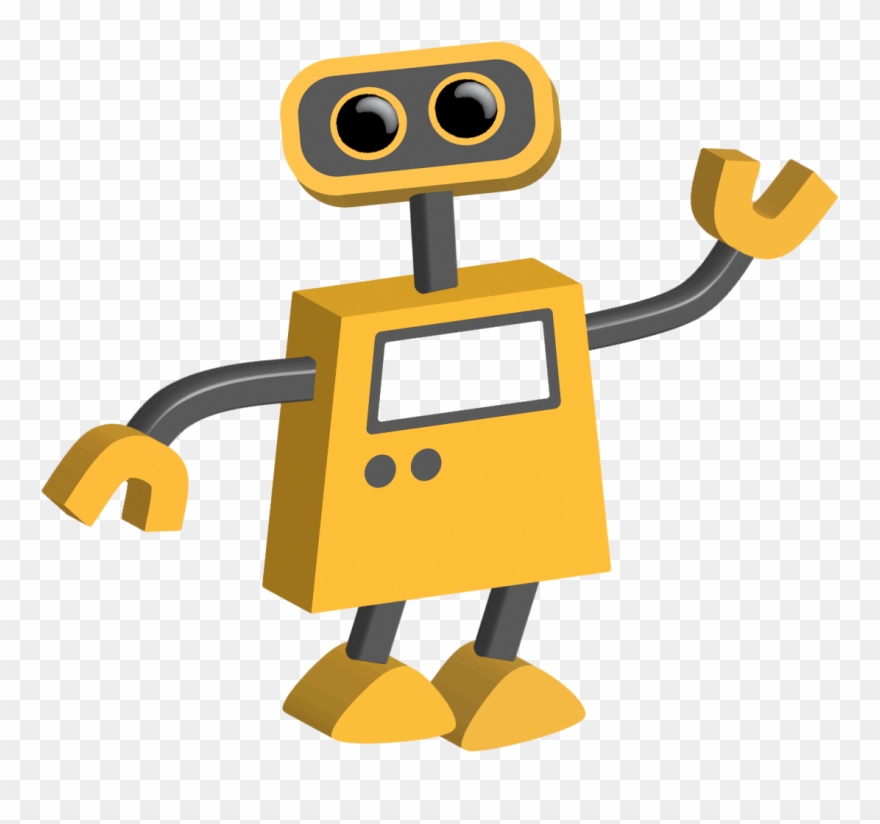 Friendly Bot - Robots Transparent Background Clipart