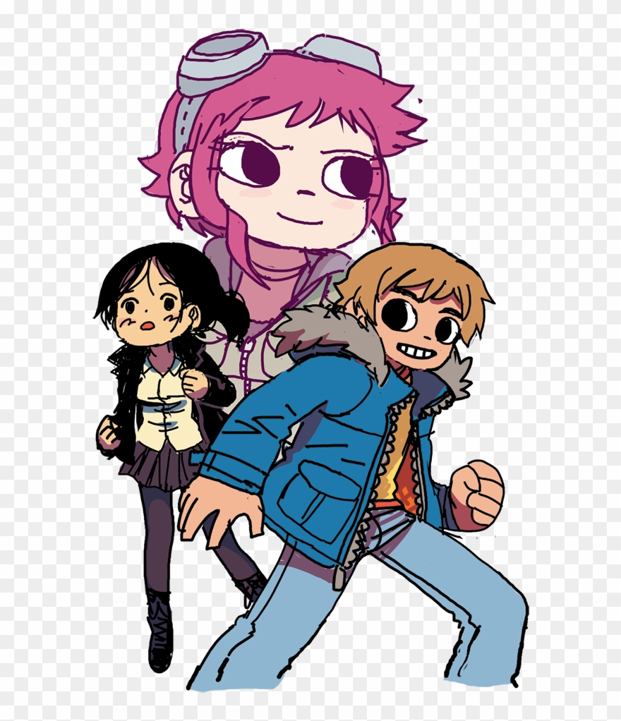 Previously Unpublished Scott Pilgrim Sketch, - Scott Pilgrim Vs. The World Clipart