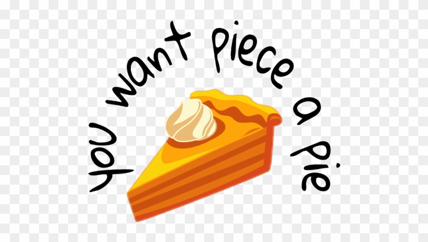 Pie Sticker - Pumpkin Pie Clipart