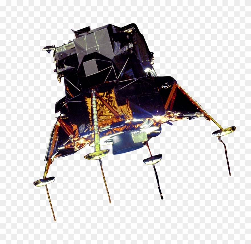 Space Clipart - Landing Craft Apollo 11 - Png Download